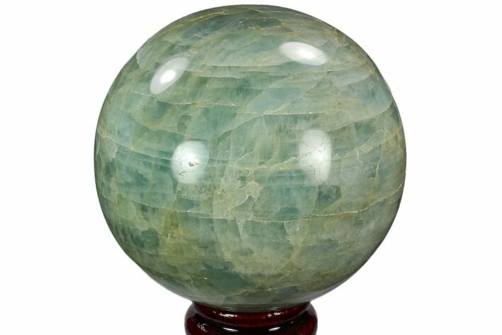 Polished Aquamarine Sphere - Angola #114034